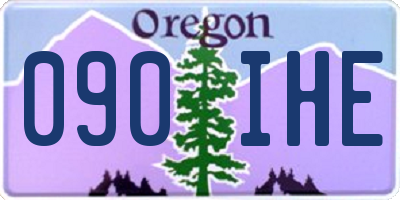 OR license plate 090IHE