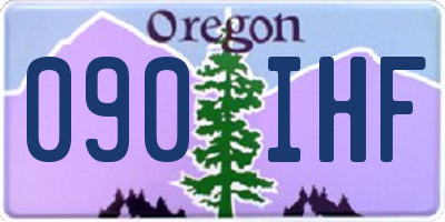 OR license plate 090IHF
