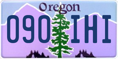 OR license plate 090IHI