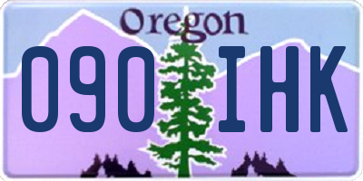 OR license plate 090IHK