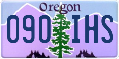 OR license plate 090IHS