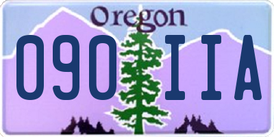 OR license plate 090IIA