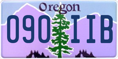 OR license plate 090IIB