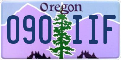 OR license plate 090IIF