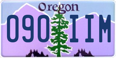 OR license plate 090IIM