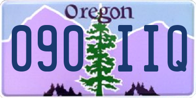 OR license plate 090IIQ