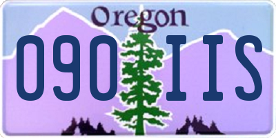 OR license plate 090IIS