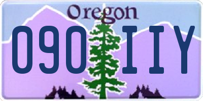 OR license plate 090IIY