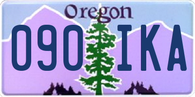 OR license plate 090IKA