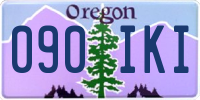 OR license plate 090IKI