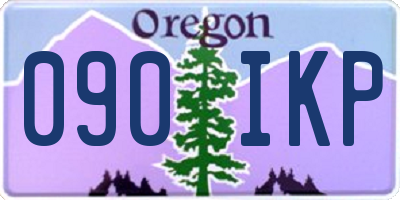 OR license plate 090IKP
