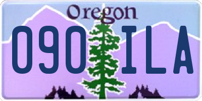 OR license plate 090ILA