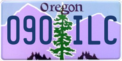 OR license plate 090ILC