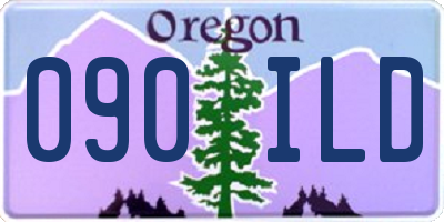 OR license plate 090ILD