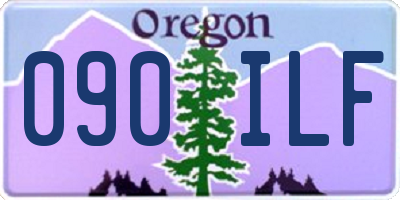OR license plate 090ILF