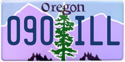 OR license plate 090ILL
