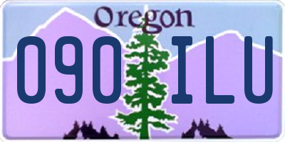 OR license plate 090ILU