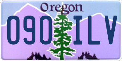 OR license plate 090ILV