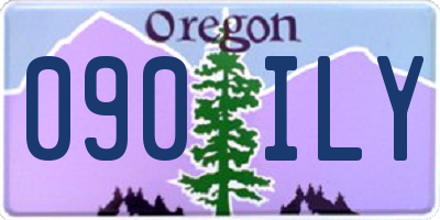 OR license plate 090ILY