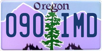 OR license plate 090IMD