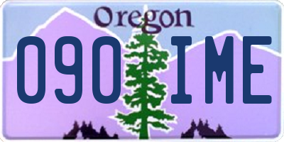 OR license plate 090IME