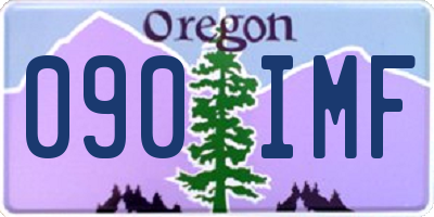 OR license plate 090IMF