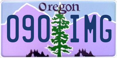 OR license plate 090IMG