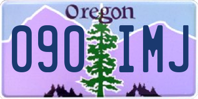 OR license plate 090IMJ