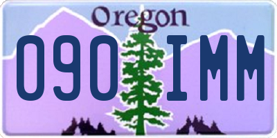 OR license plate 090IMM