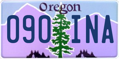 OR license plate 090INA