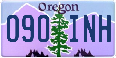 OR license plate 090INH