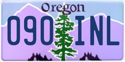 OR license plate 090INL
