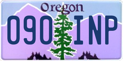 OR license plate 090INP