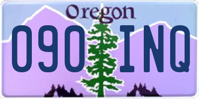 OR license plate 090INQ