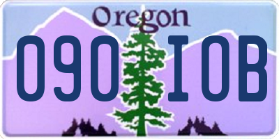 OR license plate 090IOB