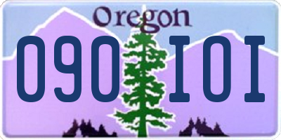 OR license plate 090IOI