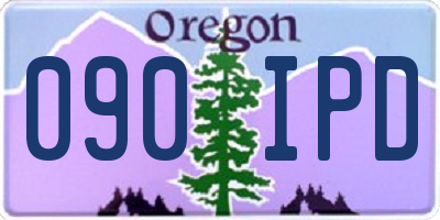 OR license plate 090IPD