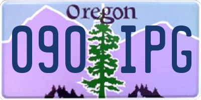 OR license plate 090IPG