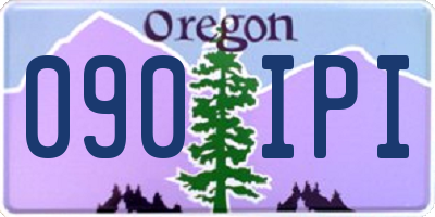 OR license plate 090IPI