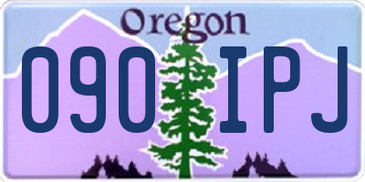 OR license plate 090IPJ