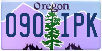 OR license plate 090IPK
