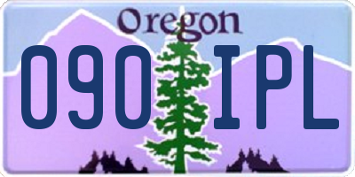 OR license plate 090IPL