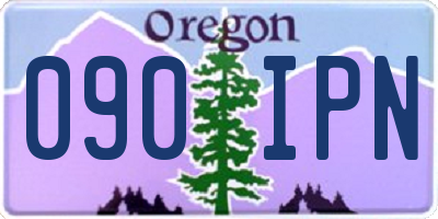 OR license plate 090IPN