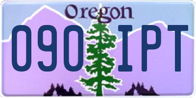 OR license plate 090IPT