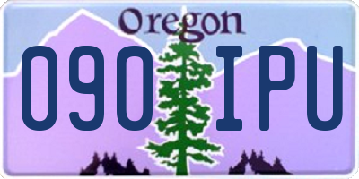 OR license plate 090IPU