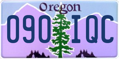 OR license plate 090IQC