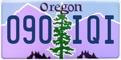 OR license plate 090IQI