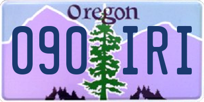 OR license plate 090IRI