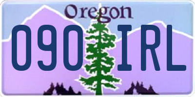 OR license plate 090IRL