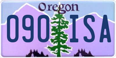 OR license plate 090ISA